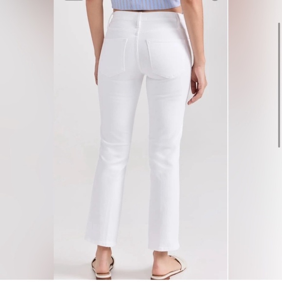Frame Le Garcon Jeans Mid rise White Boyfriend - Picture 3 of 14